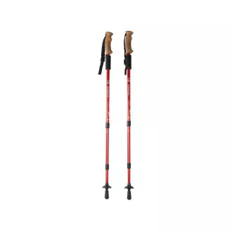 Nordic Walking túrabotok ergonomikus parafa nyéllel, 135 cm, 2 db