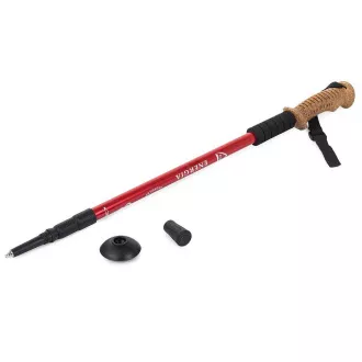 Nordic Walking túrabotok ergonomikus parafa nyéllel, 135 cm, 2 db