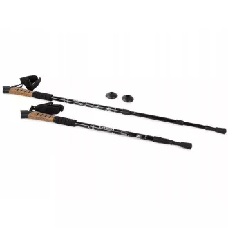 Nordic Walking túrabotok parafa nyéllel, 135 cm, 2 db