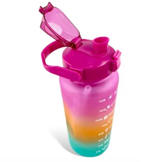 Motivációs sportpalack 3in1, 2000 ml   900 ml   300 ml