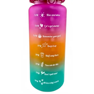 Motivációs sportpalack 3in1, 2000 ml   900 ml   300 ml