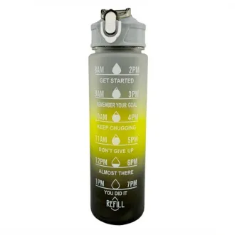 Motivációs sportpalack 3in1, 2000 ml   900 ml   300 ml