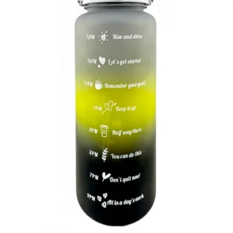 Motivációs sportpalack 3in1, 2000 ml   900 ml   300 ml