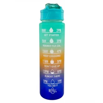 Motivációs sportpalack 3in1, 2000 ml   900 ml   300 ml