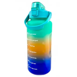 Motivációs sportpalack 3in1, 2000 ml   900 ml   300 ml