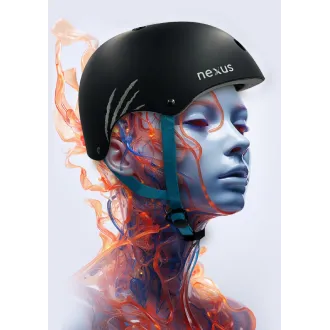 SKITT Freestyle sisak NEXUS Edition, antracit szörnyeteg