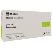SANTEX POWDERED - Latex púderes testkesztyű, 100 db