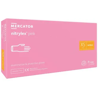 NITRYLEX PINK - Nitril kesztyű (púdermentes) rózsaszín, 100 db