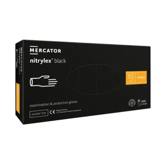 NITRYLEX BLACK - Nitril kesztyű (púdermentes) fekete, 100 db