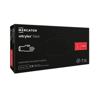 NITRYLEX BLACK - Nitril kesztyű (púdermentes) fekete, 100 db