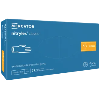 NITRYLEX CLASSIC - Nitril kesztyű (púdermentes) kék, nem steril - 100 db