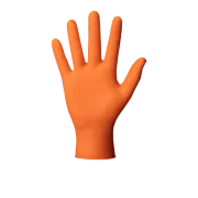 MERCATOR® GOGRIP - Nitril kesztyű, púdermentes, 50 db, narancssárga