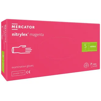 NITRYLEX MAGENTA - Nitril kesztyű (púder nélkül), 100 db