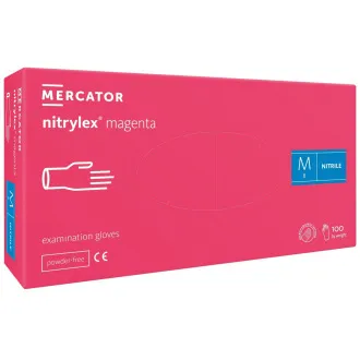 NITRYLEX MAGENTA - Nitril kesztyű (púder nélkül), 100 db