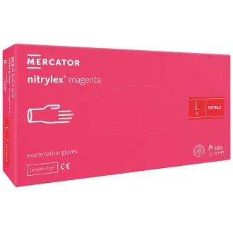 NITRYLEX MAGENTA - Nitril kesztyű (púder nélkül), 100 db