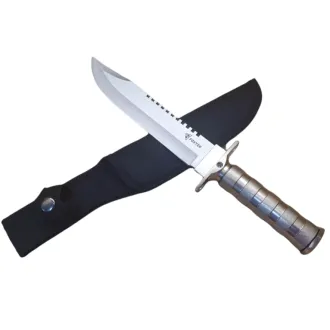 Taktikai kés MILITARY FINKA SURVIVAL 35 cm fekete/ezüst Taktikai kés MILITARY FINKA SURVIVAL 35 cm fekete/ezüst