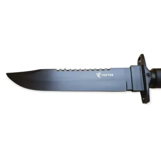Taktikai kés MILITARY FINKA SURVIVAL 35 cm fekete/ezüst Taktikai kés MILITARY FINKA SURVIVAL 35 cm fekete/ezüst