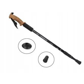Nordic Walking túrabotok ergonomikus parafa nyéllel, 135 cm, 2 db