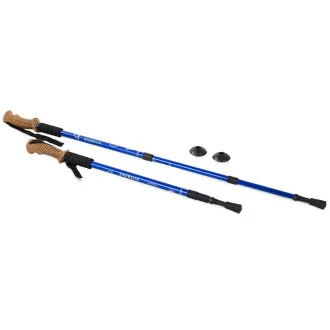 Nordic Walking túrabotok ergonomikus parafa nyéllel, 135 cm, 2 db