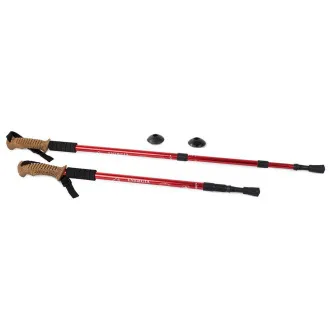 Nordic Walking túrabotok ergonomikus parafa nyéllel, 135 cm, 2 db