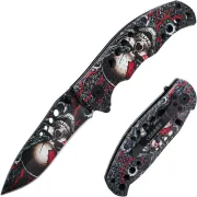 Összecsukható taktikai kés SKULL 20 cm