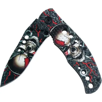 Összecsukható taktikai kés SKULL 20 cm