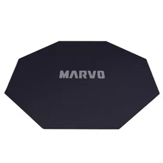 Gaming, székszőnyeg, Marvo, GM02, 1100 x 1100 x 2 mm, fekete, csúszásmentes, ELADÓ