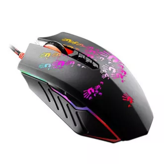 A4Tech BLOODY A60A egér vezetékes, fekete, 6200DPI