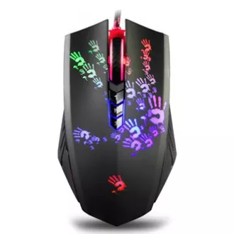A4Tech BLOODY A60A egér vezetékes, fekete, 6200DPI