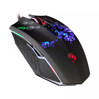 A4Tech BLOODY A60A egér vezetékes, fekete, 6200DPI