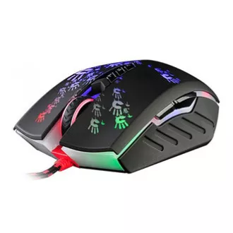 A4Tech BLOODY A60A egér vezetékes, fekete, 6200DPI