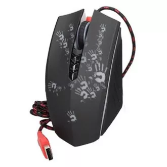 A4Tech BLOODY A60A egér vezetékes, fekete, 6200DPI