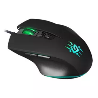 Defender Wolverine GM-700L RGB egér vezetékes, fekete, 12800DPI