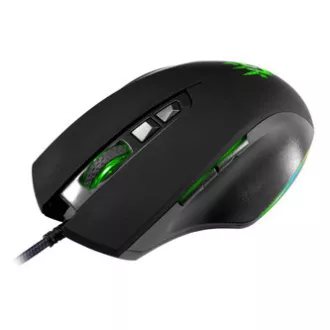 Defender Wolverine GM-700L RGB egér vezetékes, fekete, 12800DPI