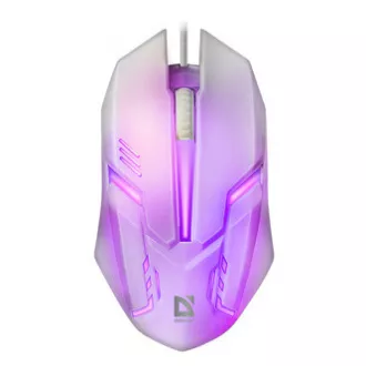 Defender Cyber MB-560L vezetékes egér, fehér, 1200DPI