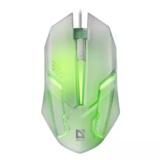 Defender Cyber MB-560L vezetékes egér, fehér, 1200DPI