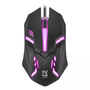 Defender Cyber MB-560L vezetékes egér, fekete, 1200DPI