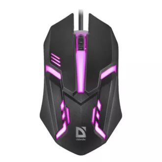Defender Cyber MB-560L vezetékes egér, fekete, 1200DPI