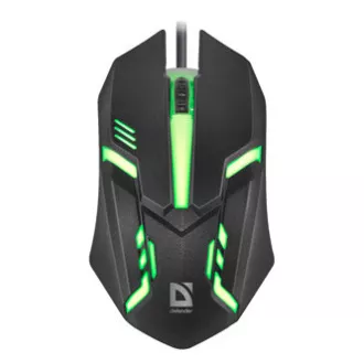 Defender Cyber MB-560L vezetékes egér, fekete, 1200DPI