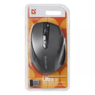 Defender Ultra MM-315 egér vezeték nélküli, fekete, 1600DPI, ELADÓ