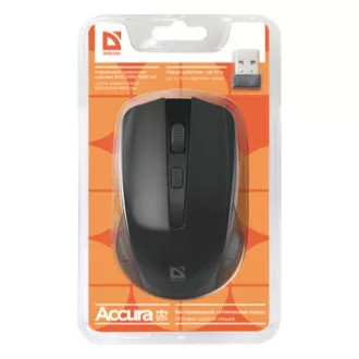 Defender Accura MM-935 vezeték nélküli egér, fekete, 1600DPI Defender Accura MM-935 vezeték nélküli egér, fekete, 1600DPI