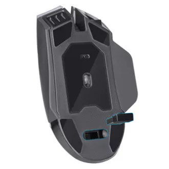 Defender Oneshot GM-067 LED-es egér vezeték nélkül, fekete, 3200DPI