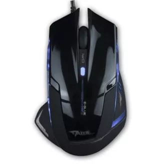 E-blue Mazer R egér vezetékes, fekete, 2400DPI