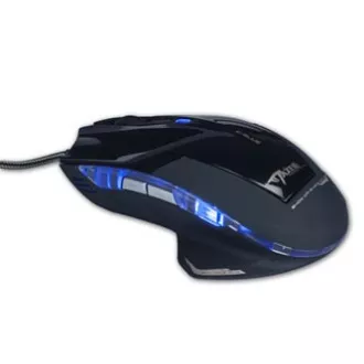 E-blue Mazer R egér vezetékes, fekete, 2400DPI