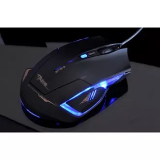 E-blue Mazer R egér vezetékes, fekete, 2400DPI