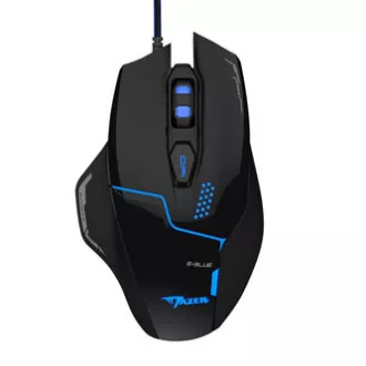 E-blue Mazer V2 egér vezetékes, fekete, 2500DPI