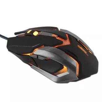 E-blue Auroza Gaming egér vezetékes, fekete, 4000DPI