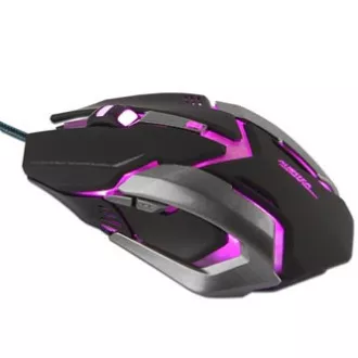 E-blue Auroza Gaming egér vezetékes, fekete, 4000DPI