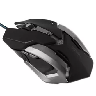 E-blue Auroza Gaming egér vezetékes, fekete, 4000DPI
