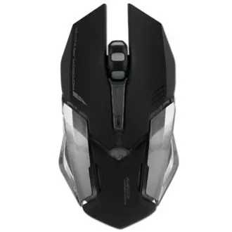 E-blue Auroza Gaming egér vezetékes, fekete, 4000DPI